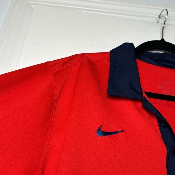 Ole Miss University of Mississippi Dri-Fit Game Day Red Nike Polo Shirt Size XL - Picture 5 of 8